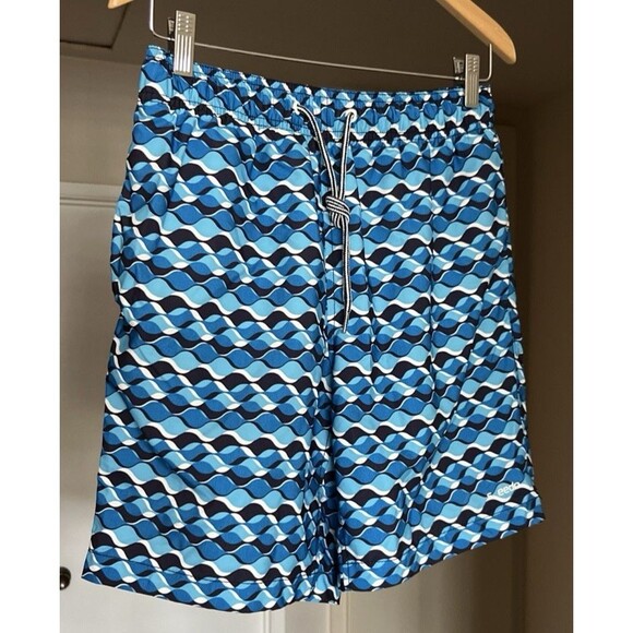 Speedo Men's Blue Printed Swim Trunks Size Small Quick-Dry Beach Shorts - Picture 5 of 11